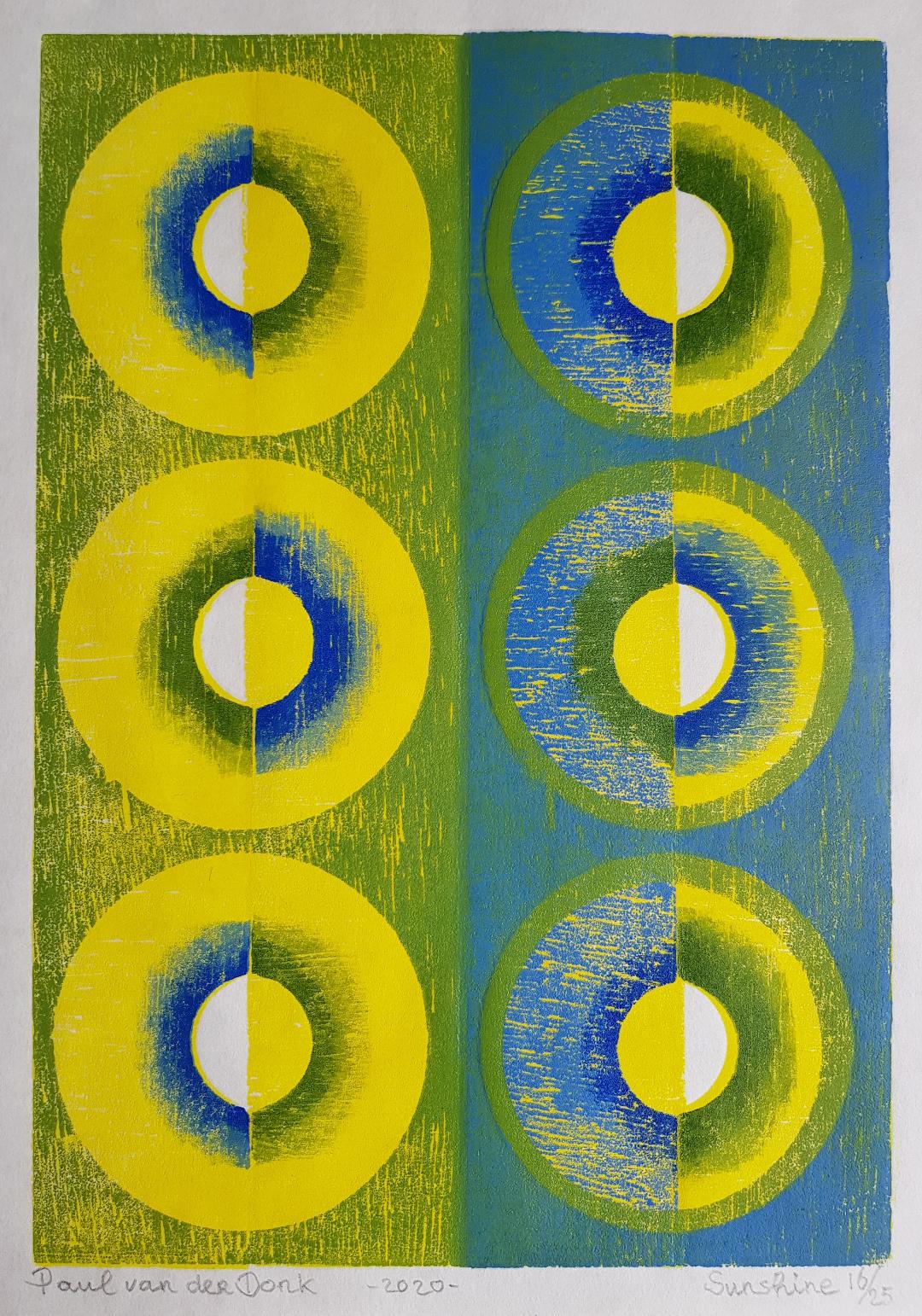 Sunshine nr 16 / 25 Paul van der Donk € 125.00 incl lijst